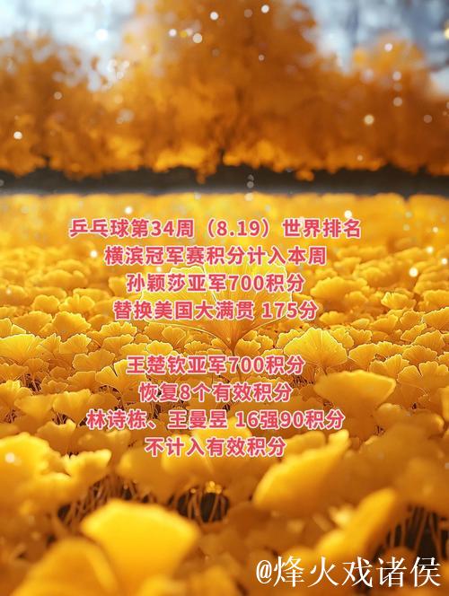 国际乒联最新排名:王楚钦、孙颖莎位居榜首,国乒女单前五全揽 国际乒联最新排名:王楚钦、孙颖莎位居榜首,国乒女单前五全揽